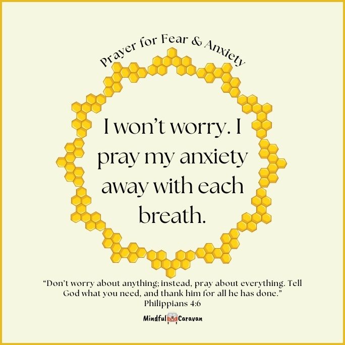 Prayerfirmation for Fear & Anxiety Philippians 4