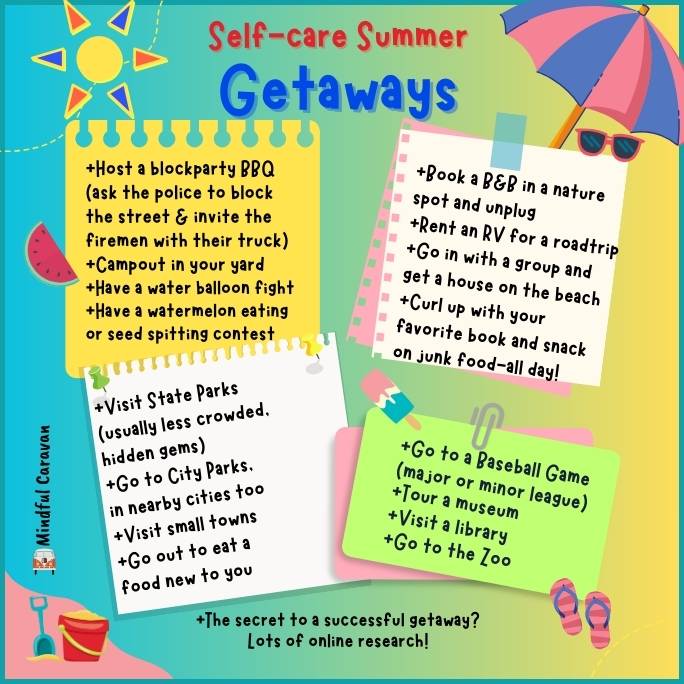 Self-care Summer Getaways